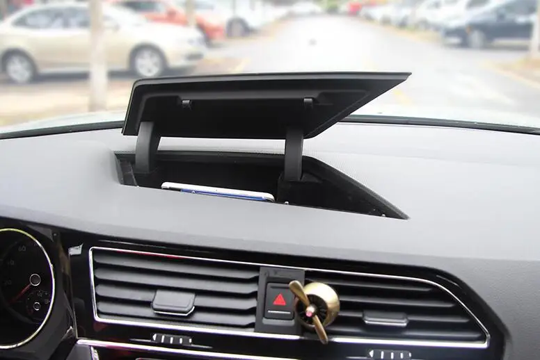 Для 2016 2017 2018 VW MQB tiguan mk2 Передняя центральная консоль приборной панели коробка для