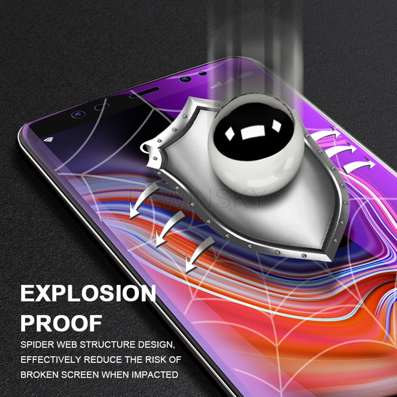 Анти Прозрачная защитная Гидрогелевая пленка для samsung Galaxy S8 S9 S10 Plus A10 A30 A50 A70 M10 M20 чехол Мягкая Защитная пленка для экрана