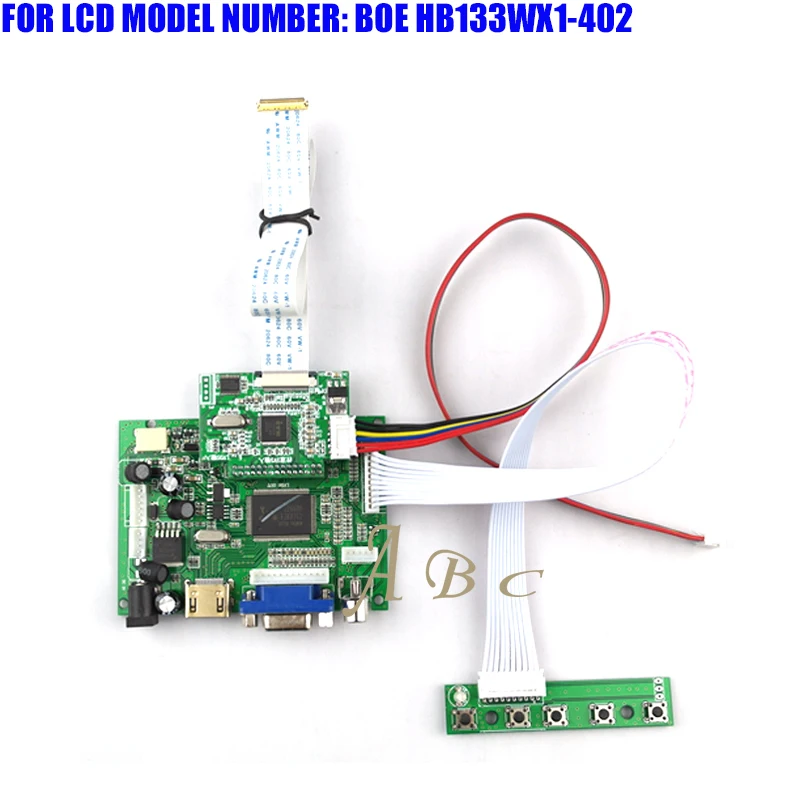 Плата контроллера EDP HDMI VGA 2AV LVDS модуль для бороды 13 3 дюйма 1366X768 30Pin 1 полосная