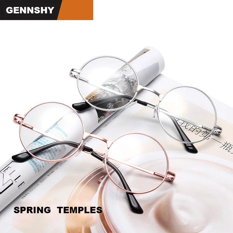 2018 Корейская трендовая оправа для очков унисекс в стиле ретро маленькая круглая