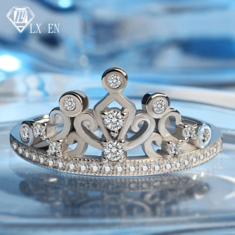 LXOEN 2019 новые модные женские обручальные кольца с цирконом этническое обручальное