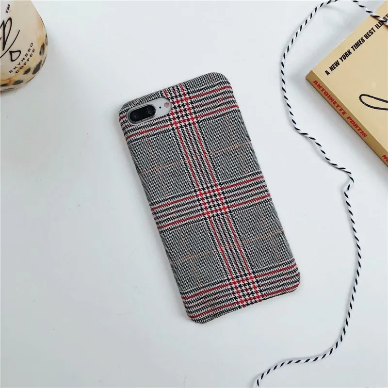 DISCASE ПК Жесткий корпус чехол для iphone XS XR Max простой INS корейский стиль суб-ткань X 8 7