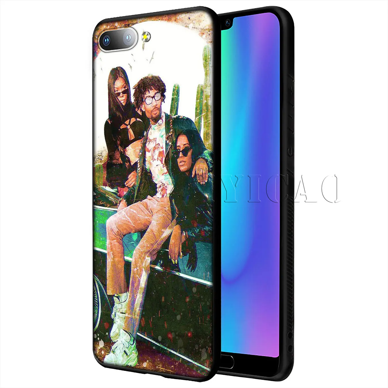 IYICAO Pnb Rock Мягкий силиконовый чехол для телефона Huawei Y9 Y7 Y6 Prime 2019 черный Honor 20 8C 8X 8 9 9X