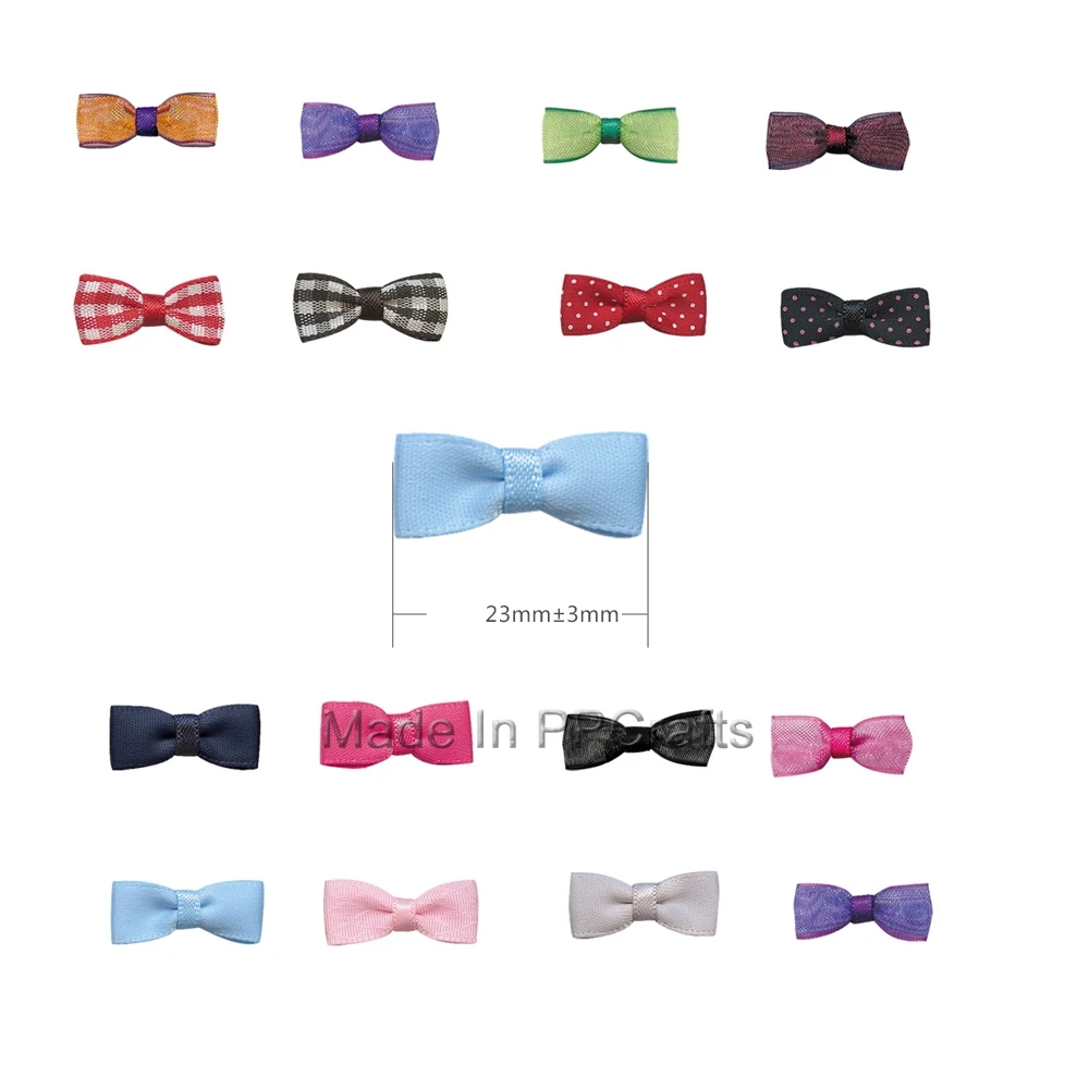 

23MM Satin/Dots/Organza Ribbon Pinched Squareknot For Cloth Hairbow DIY Crafts 200pcs Free Shipping