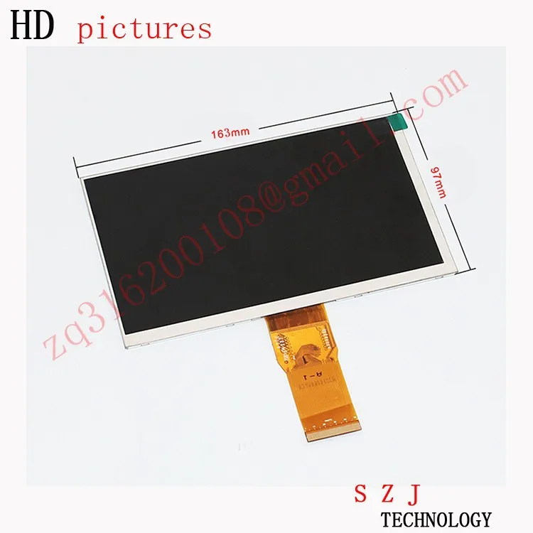 7 ''дюймовый 163*97 мм 7300101463 E231732 HD 1024*600 ЖК-экран для cube U25GT tablet PC