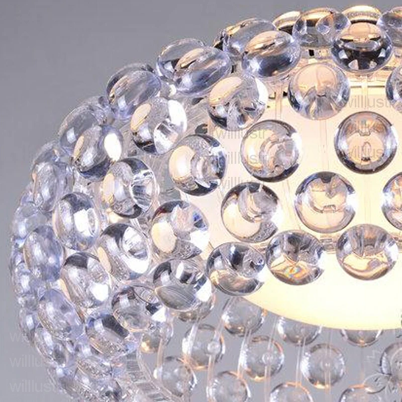 Caboche потолочный светильник светодиодный светильник Патрисия уркиола Элиана геротто прозрачный золотой акриловый шар Отель Ресторан Бар спальня