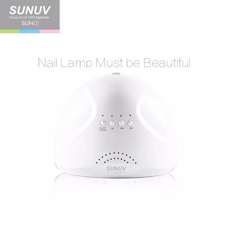 SUNUV Светодиодный УФ-светильник SUNone 48 Вт Сушилка для ногтей с автоматическим датчиком лампа для маникюра аппарат для отверждения всех гель-лаков 3 таймера инструменты для дизайна ногтей
