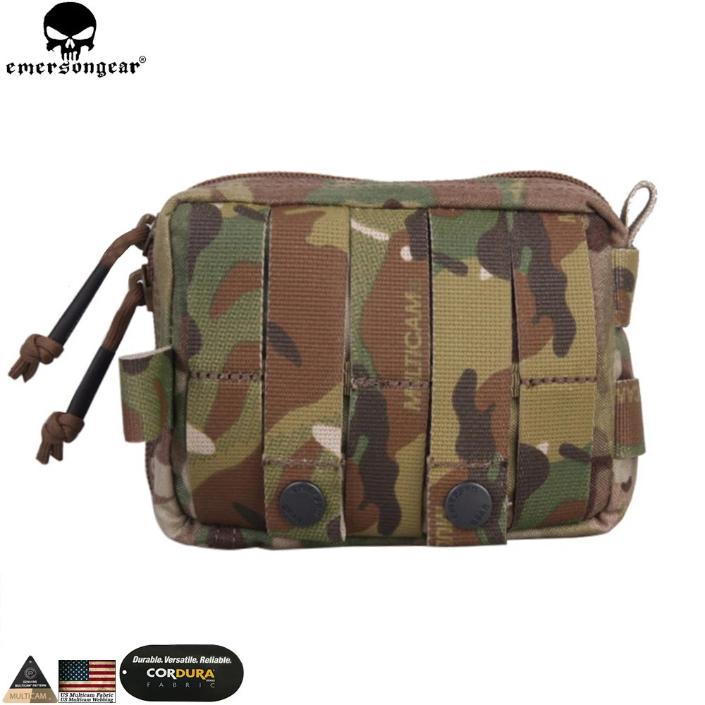 EMERSONGEAR Подключаемая поясная сумка для мусора, сумка для тактических военных охотничьих инструментов для страйкбола, сумка Мультикам, черный рюкзак EM8337