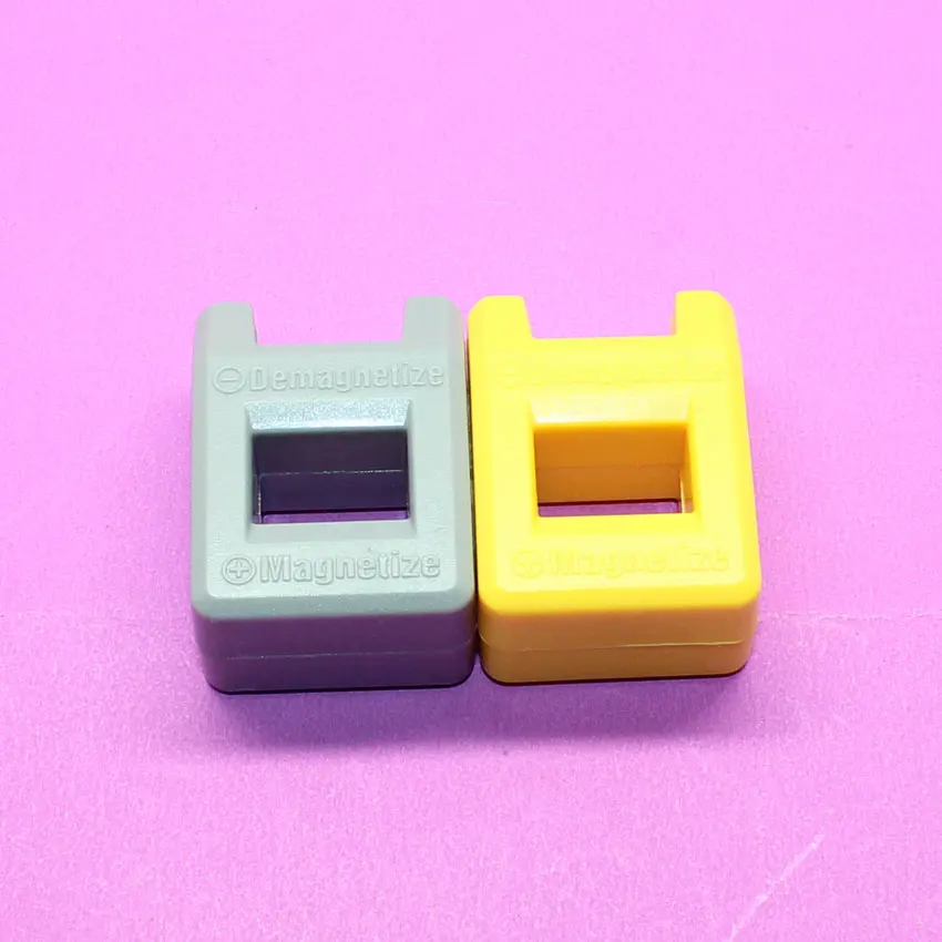 Прочная Толстая пластиковая отвертка 2 в 1 магнитное устройство для