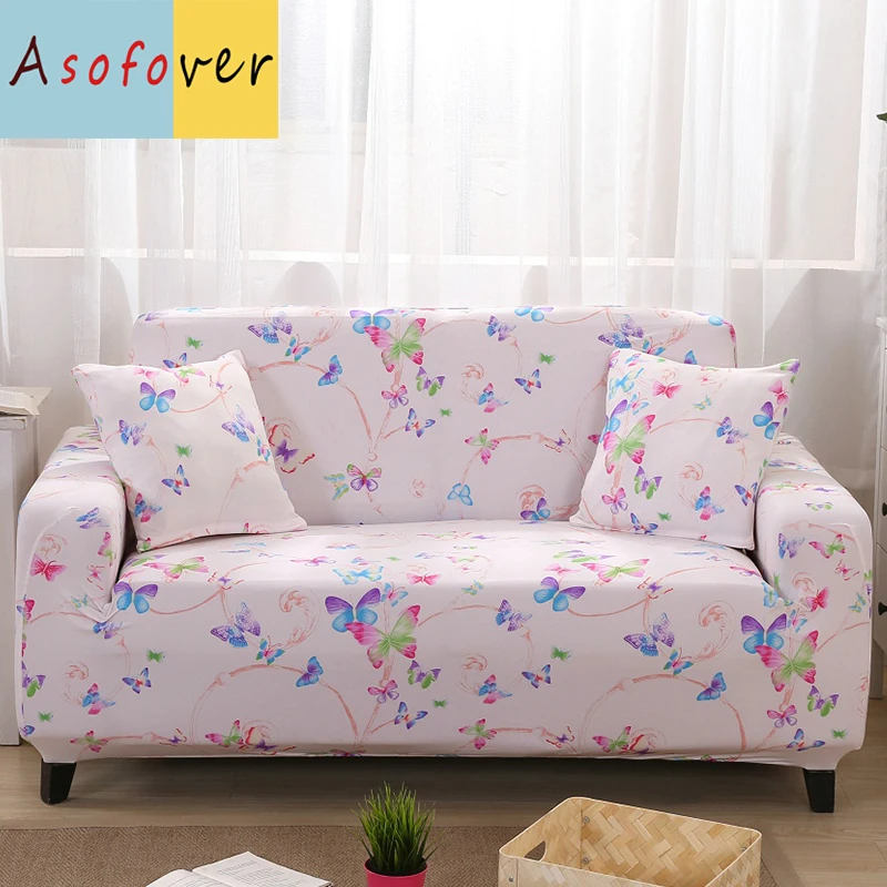 1 шт. Цвет Бабочка чехол для дивана эластичный диван Slipcover Cubre растягивающиеся
