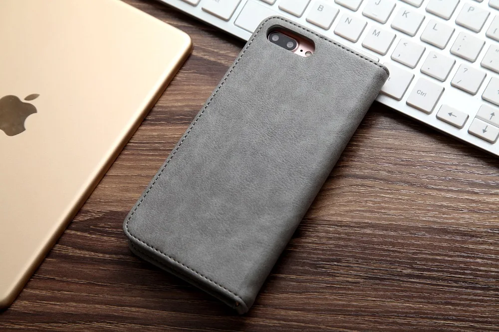 Креативный кожаный флип-чехол со слотом для карт для iPhone 7 7 Plus, брендовый Чехол-кошелек для iPhone 7, чехол-подставка, Coque Fundas для iPhone7 plus