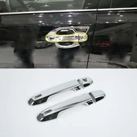 abs exterior door handle cover decoration strip cover trim car styling for toyota ch r 2018