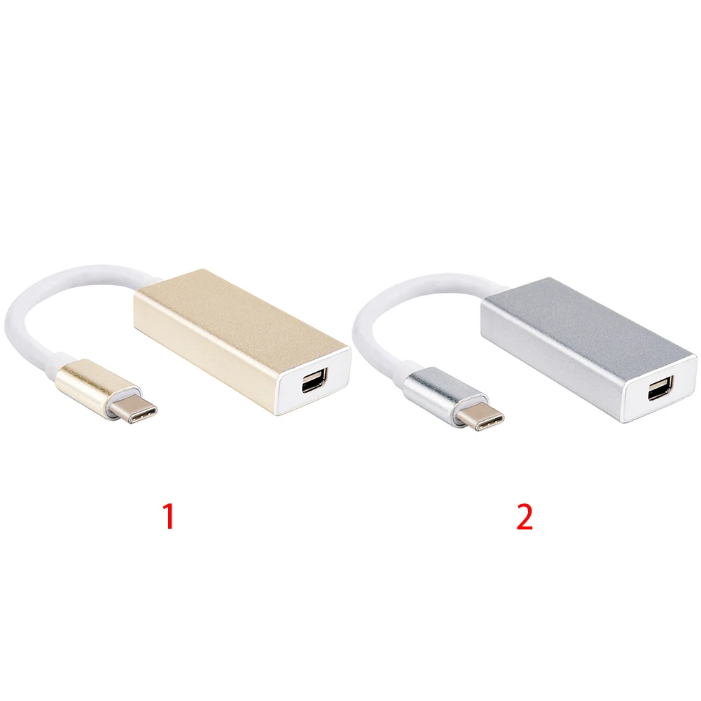 USB C к Mini DP адаптер видео 1080 P конвертер кабель аудио мужчин и женщин HD для Apple MacBook |