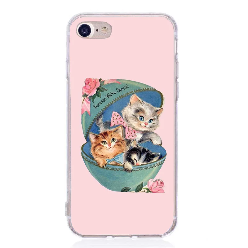 Pink Girly Case for iphone 6 6S X Fundas Women Flamingo Back Cover Coque For 7 8 Plus 5 5S SE Accessories |