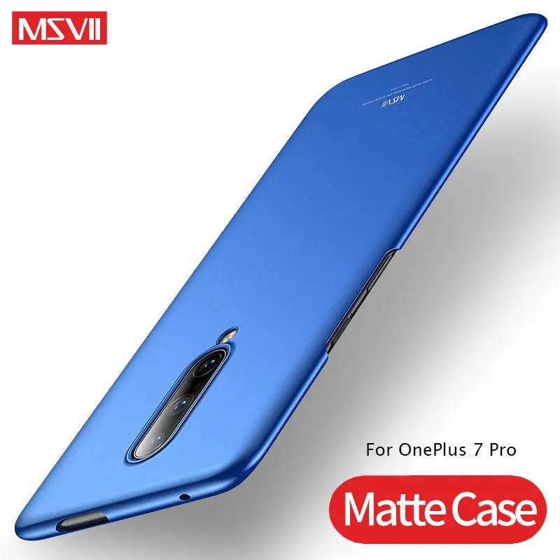 Для OnePlus 7 Pro Чехол MSVII Тонкий матовый чехол для OnePlus 6 T 6 T 5 T Чехол-держатель чехол для One Plus 7 Pro 6 T 5 T