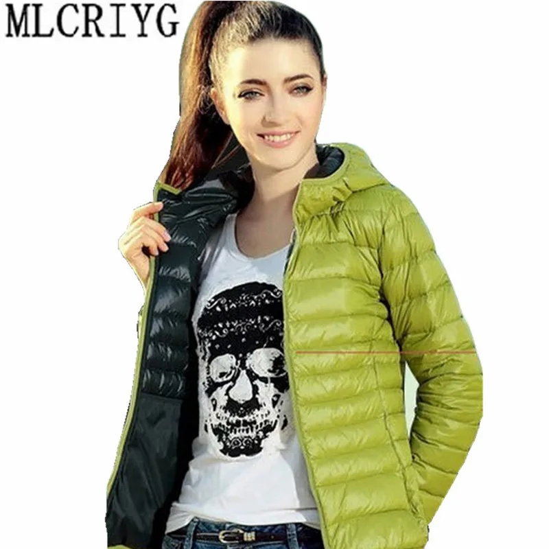 

Autumn Winter Jacket Women New Ultra Light Cotton Wadded Coat Hooded Short Parkas Mujer 2019 Plus Size 5XL casaco feminino YQ187