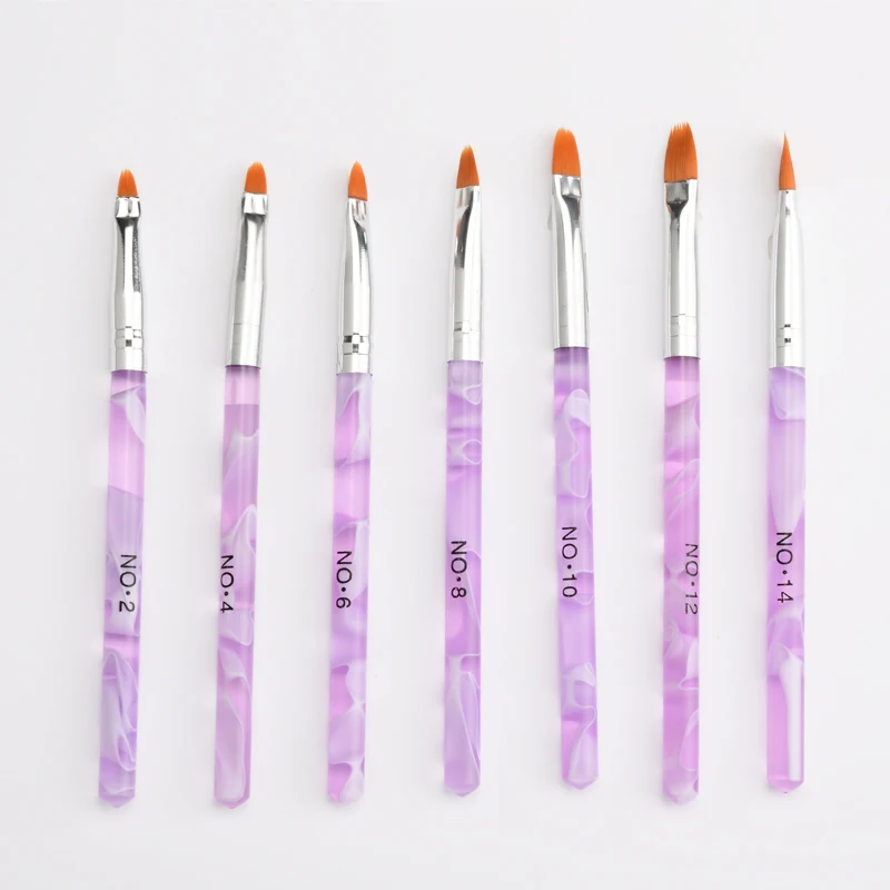 Набор кистей для дизайна ногтей 7 шт. | Красота и здоровье