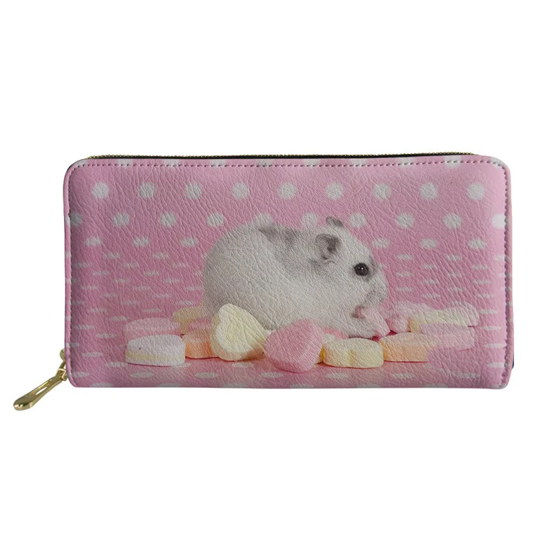 Noisydesigns/женский кошелек для хомяка милый женский брендовый Длинный монет
