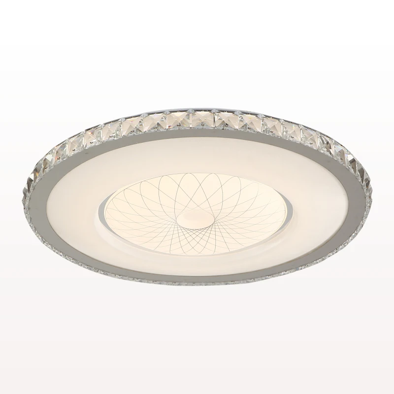 Современная светодиодная потолочная люстра ZYY для спальни круглая хрустальная