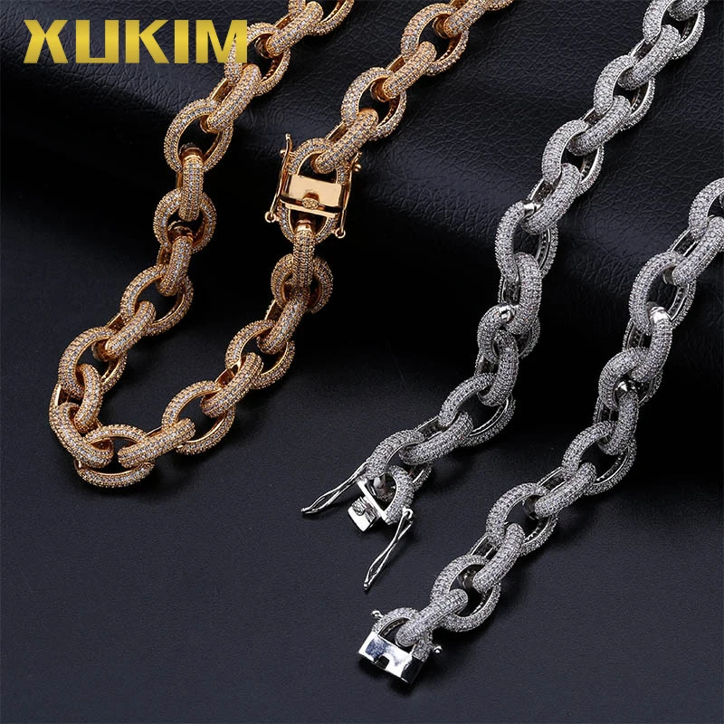 Ювелирные изделия Xukim Высококачественная цепочка из кубинской цепи с