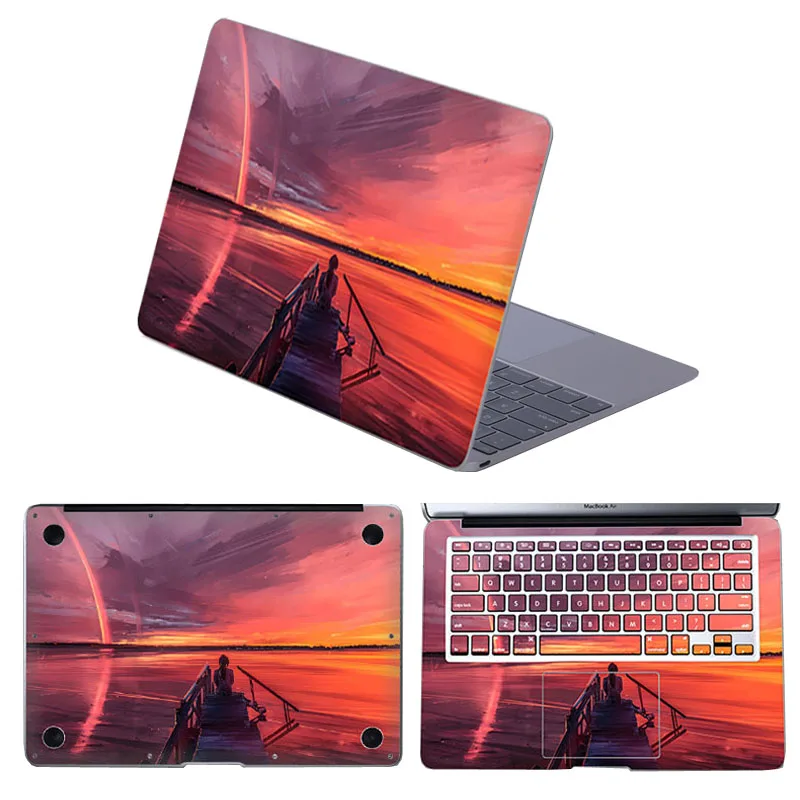 Окрашенные наклейки для ноутбука для funda Macbook Pro 13 15 компьютерные наклейки для Macbook retina 13 15 Air 13 дюймов крышка