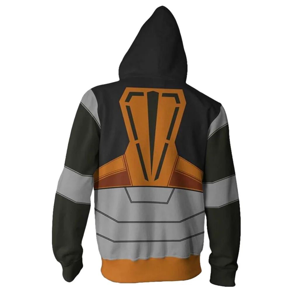 Men Hooded Half Life 3D Printed Hoodies Casual Tracksuit Zipper Jacket hooded hip hop Spring Autumn Tops | Мужская одежда