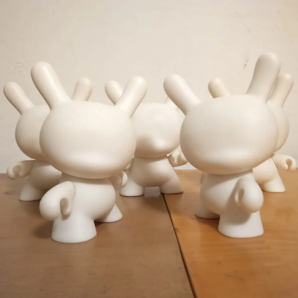 Оптовая продажа 5 шт./компл. 4 дюймовый Kidrobot Dunny сделай сам краска фигурка белый
