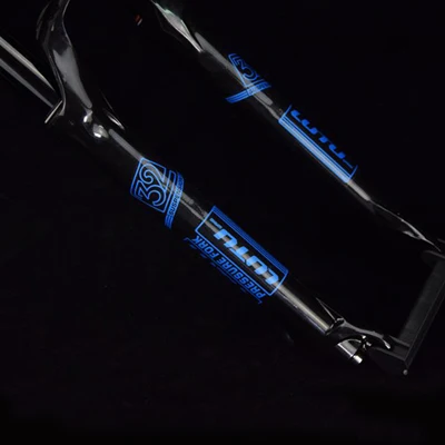 Велосипедная воздушная вилка 26 27,5 29 ER MTB горная подвесная вилка воздушная устойчивость амортизирующая линия для более SR SUNTOUR EPIXON - Цвет: 26HL black blue