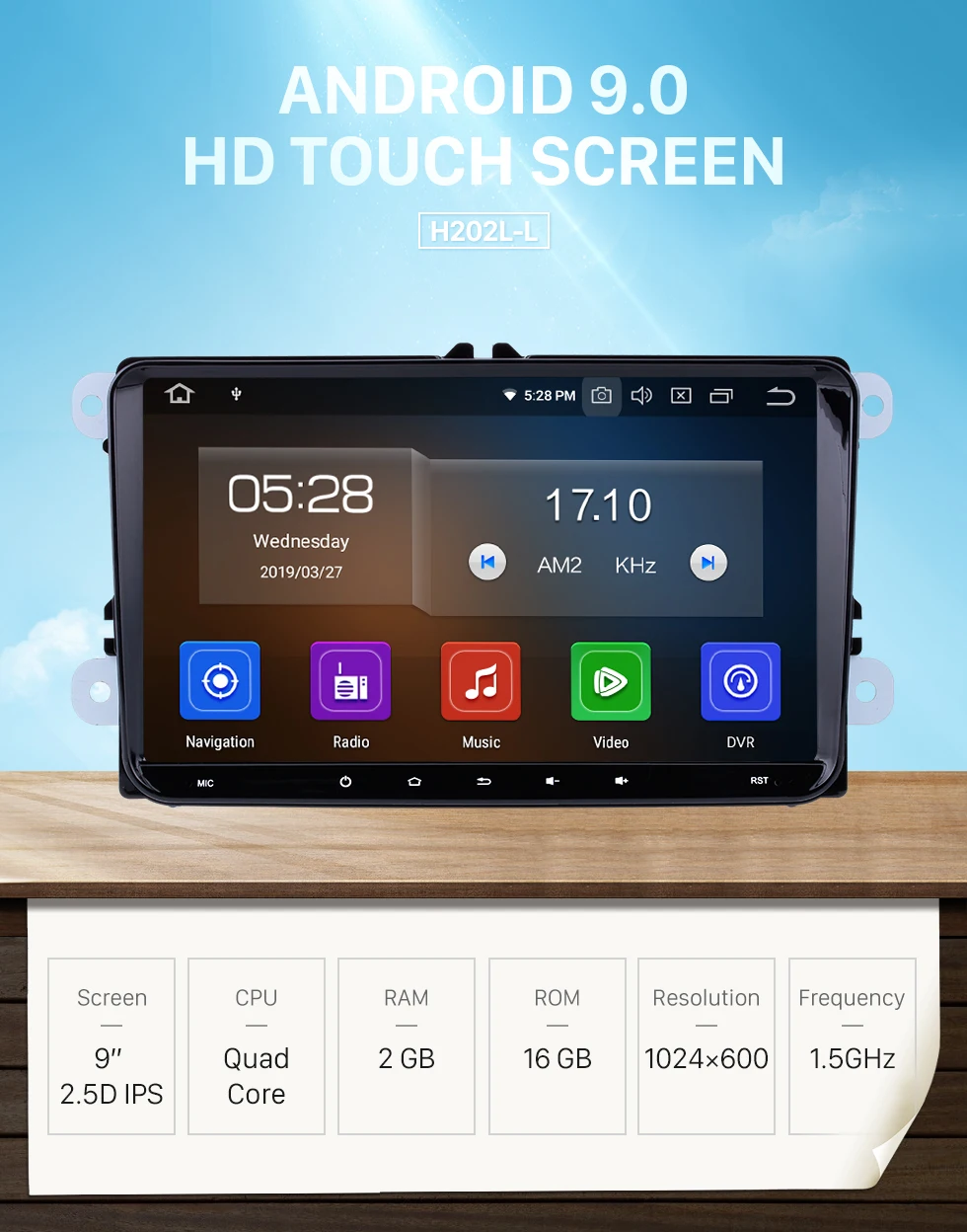 Harfey " Android 9,0 gps Автомобильный Радио 2 din мультимедийный плеер для VW Golf Jetta Tiguan T5 B7 Passat MK5 Seat Leon Skoda Octavia