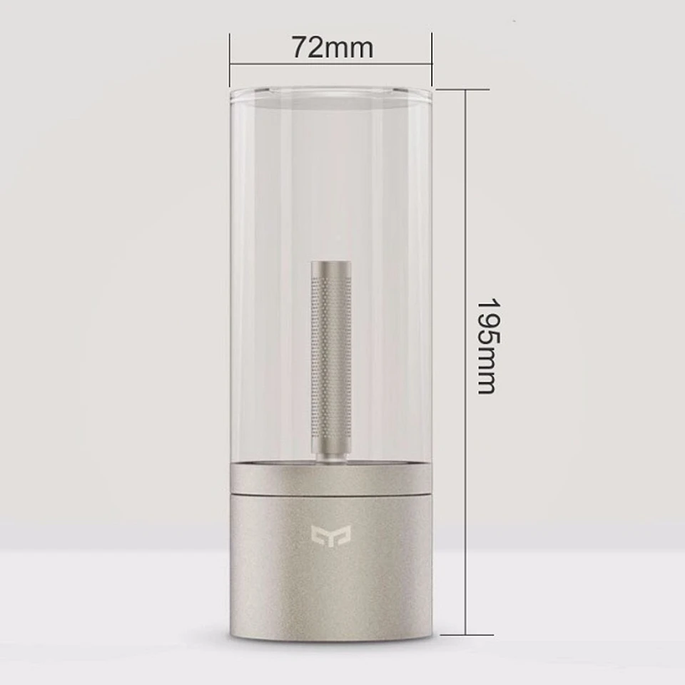 Warm White Light Xiaomi mi Yee светильник YLFW01YL умный светильник Candela светодиодный беспроводной mi jia умный пульт дистанционного управления приложение желтый Домашний Светильник для атмосферной лампы - Цвет: Warm White Light