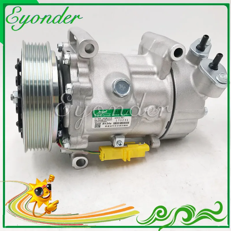 

A/C AC Air Conditioning Compressor Cooling Pump SD6V12 for MINI CLUBMAN R55 R56 R57 Cooper D S SD 2758433 6942501 64529223392