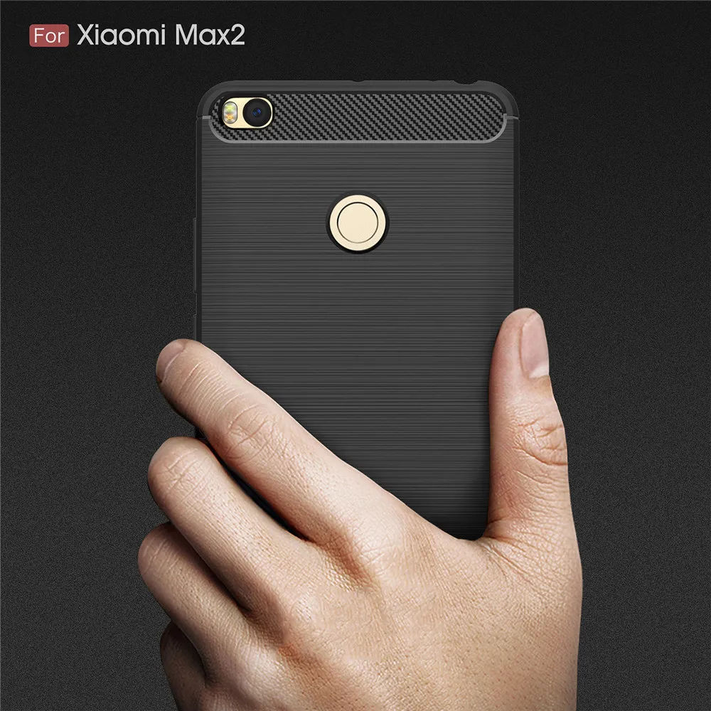 Чехол для Xiaomi Mi Max 2 Роскошный ультра тонкий мягкий силиконовый чехол из