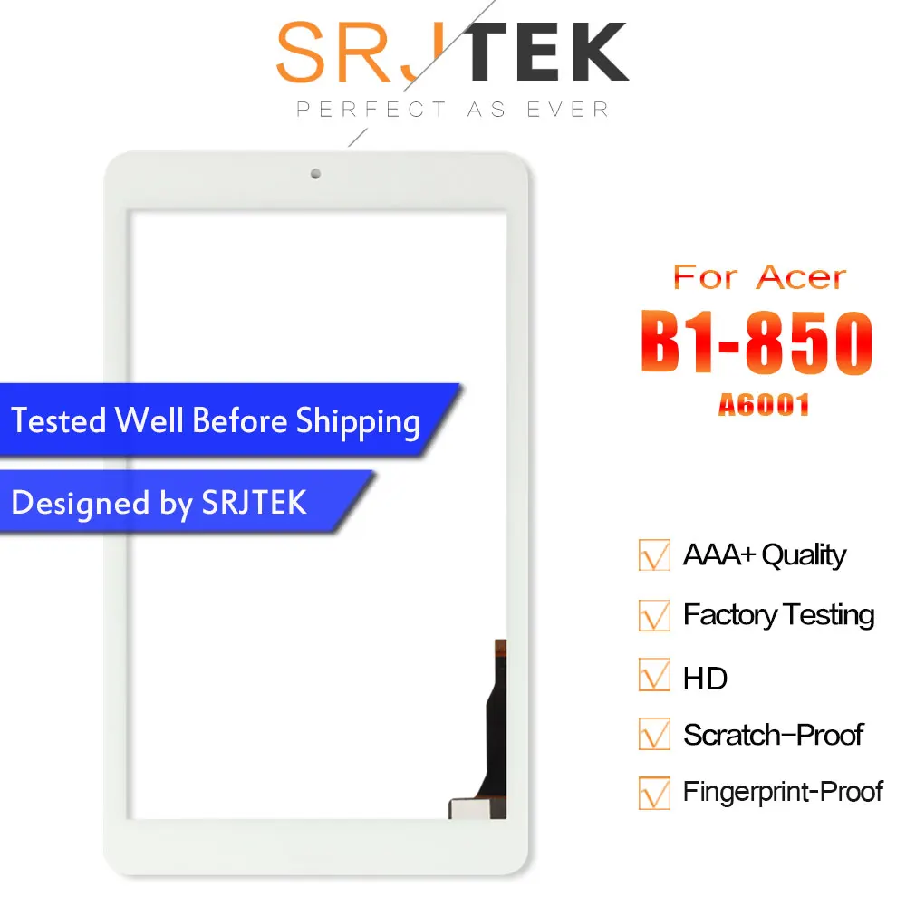 Сенсорная панель Srjtek 8 дюймовая сенсорная для Acer Iconia One A6001 сенсорный экран без