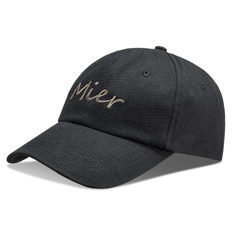 MIER Cotton Baseball Cap Adjustable Hat for Men and Women Black-Unstructured | Спорт и развлечения