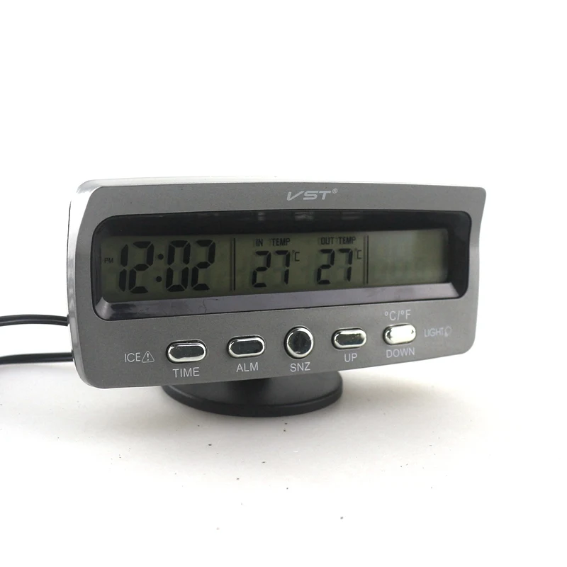 Автомобильный термометр вольтметр автомобильный внутренний и наружный