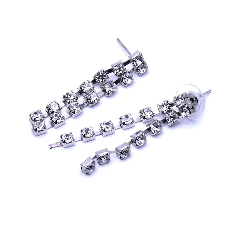 AAACGYC A020 Jewelry Necklace new fashion women's jewelry set steel color Rhinestone necklace 2018 | Украшения и аксессуары