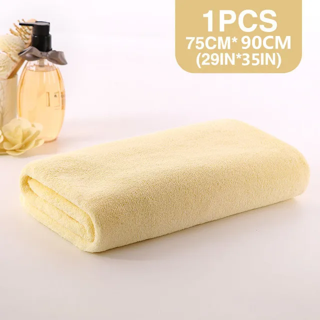 YELLOW 75X90CM Детское банное полотенце Curbblan, детское банное полотенце для новорожденных, муслиновая мочалка из микрофибры, очень мягкое полотенце для ухода за кожей, s 70*150 см, для малышей - Цвет: YELLOW 75X90CM