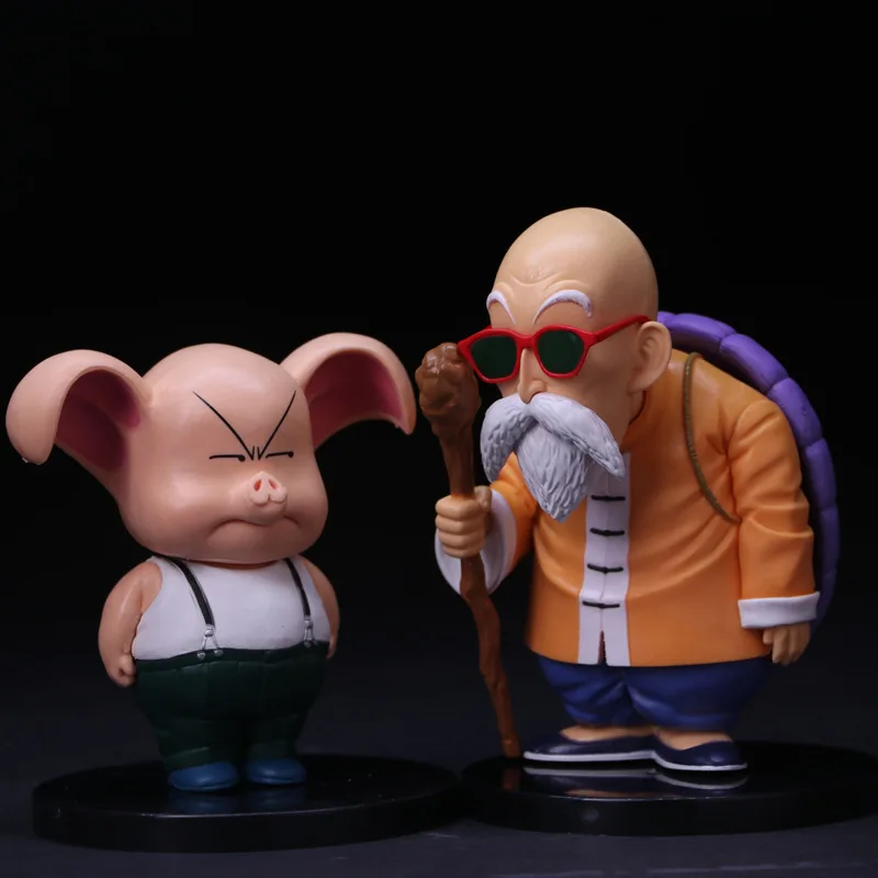 Аниме Dragon Ball Z Master Roshi Черепаха Улун свинка ПВХ Фигурки Модель игрушки куклы 1 шт. 12