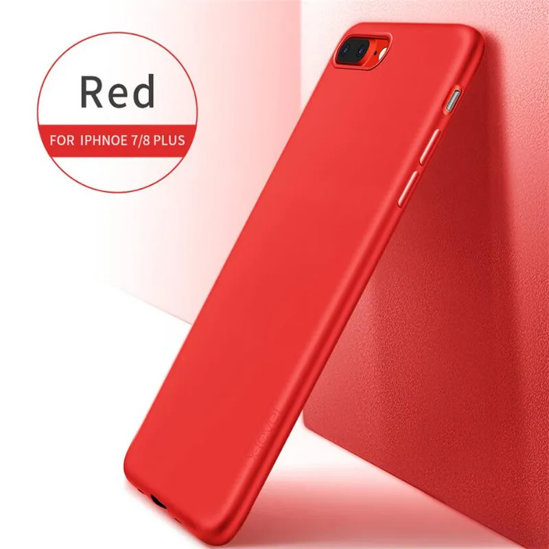 X-Level ТПУ чехол для телефона iPhone 7 8 Plus ультра тонкий защитный чехол для iPhone 7 8