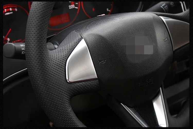 Для HONDA FIT JAZZ 2014 2018 пластиковая наклейка накладка на руль декоративная рамку