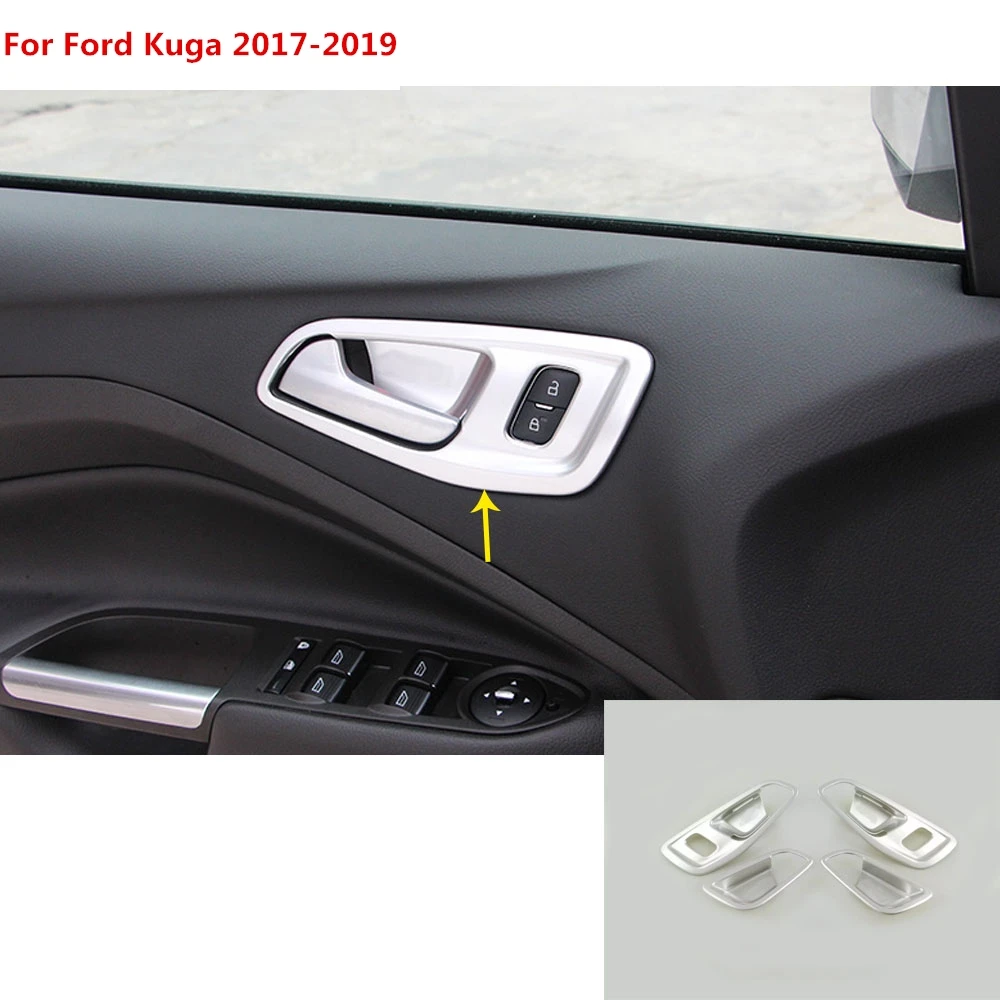 Накладка на автомобиль для Ford Kuga 2017 2018 2019 накладка ручки ABS хром внутренняя ручка