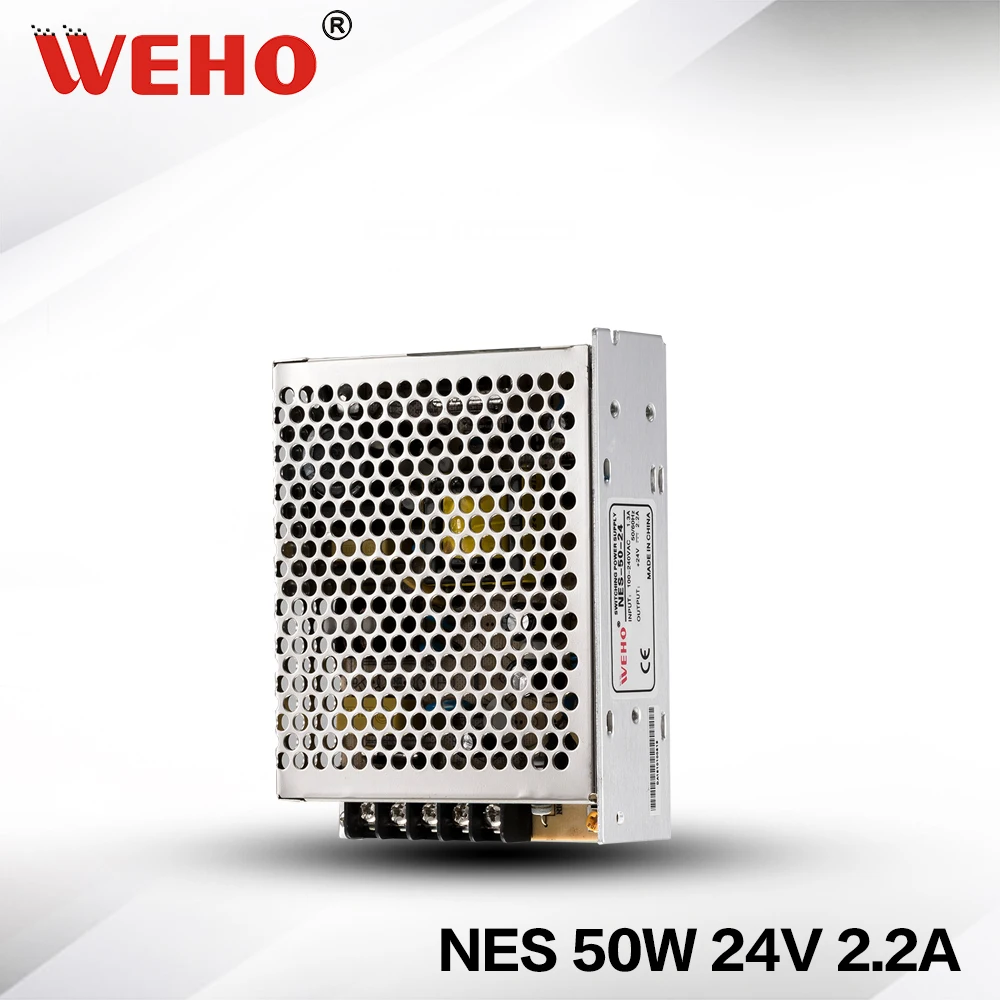 (NES 50 24)2016 WEHO горячая Распродажа NES series импульсный источник питания Вт 24 В для
