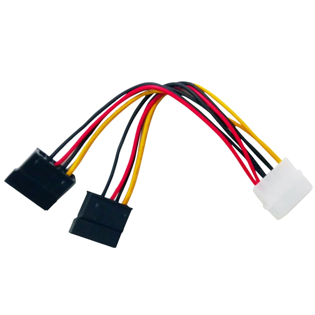 Кабельный адаптер 1 гнездо на 2 гнезда 18 см USB2.0 4 контактный IDE для