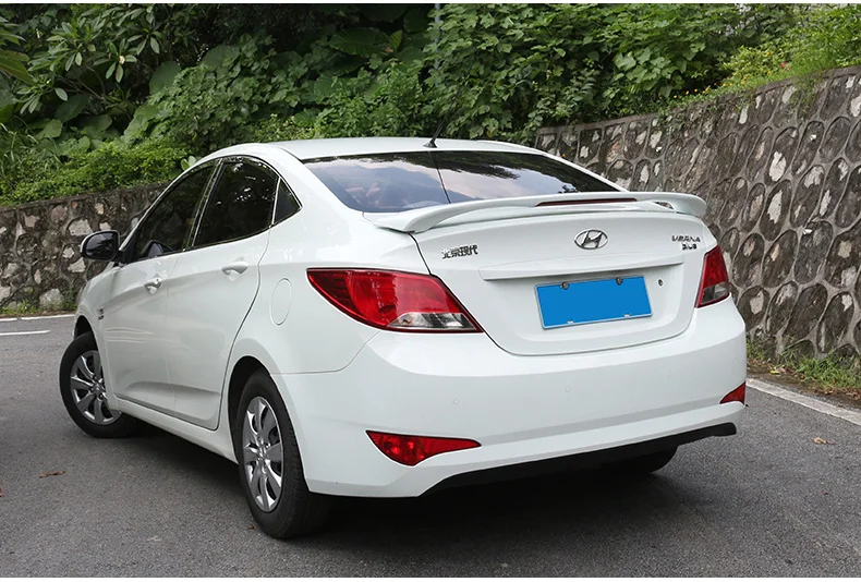 Подходит для hyundai Verna АБС высококачественный спойлер крыло заднего крыла