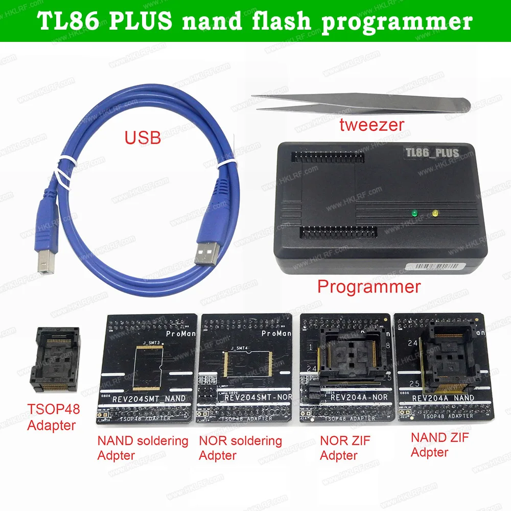 Proman TL86_Plus TSOP48/56 Профессиональный Nand Nor программист инструмент для ремонта копия NAND FLASH восстановление данных