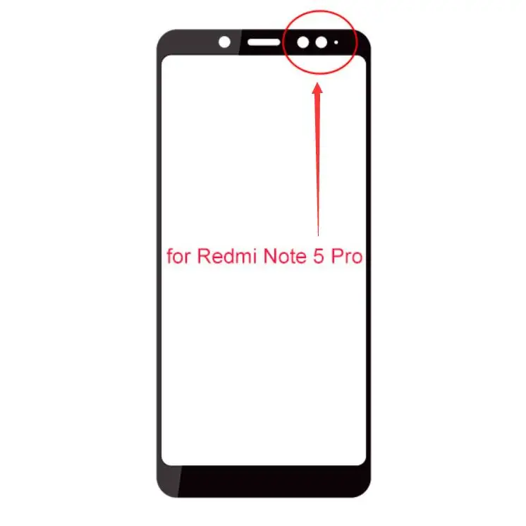 for Redmi Note 5 Pro Высококачественная пленка Mocolo для Redmi Note 5 из закаленного стекла, полное покрытие, Защита экрана для Xiaomi Redmi Note 5 Pro, стеклянная пленка с защитой от масла 9H - Цвет: for Redmi Note 5 Pro