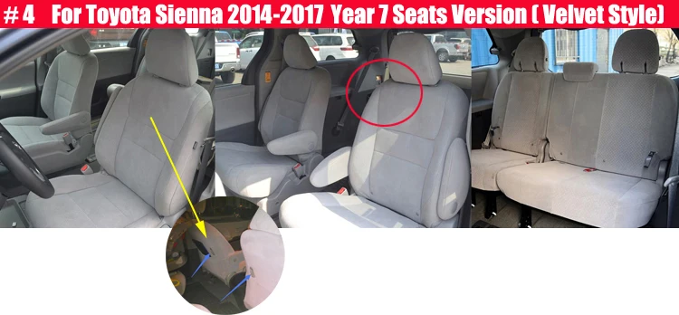 AutoDecorun постельные принадлежности на заказ покрытие сиденья для toyota sienna аксессуары Чехлы для автомобильных сидений набор подушки для автомобилей Защитные чехлы для сидений 27-30 шт