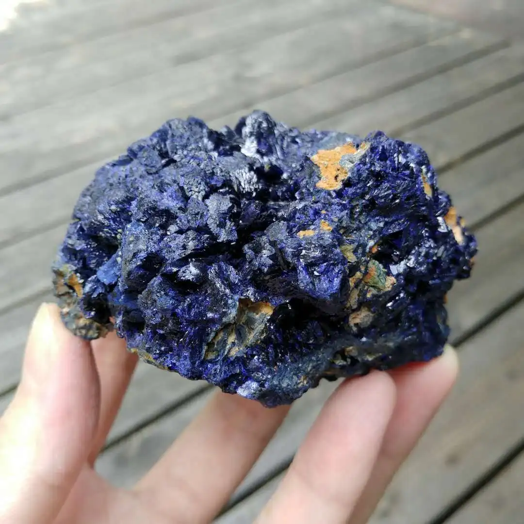 Исцеление Азурит камни сырья азурит Малахит кластера грубые Malchite минеральные