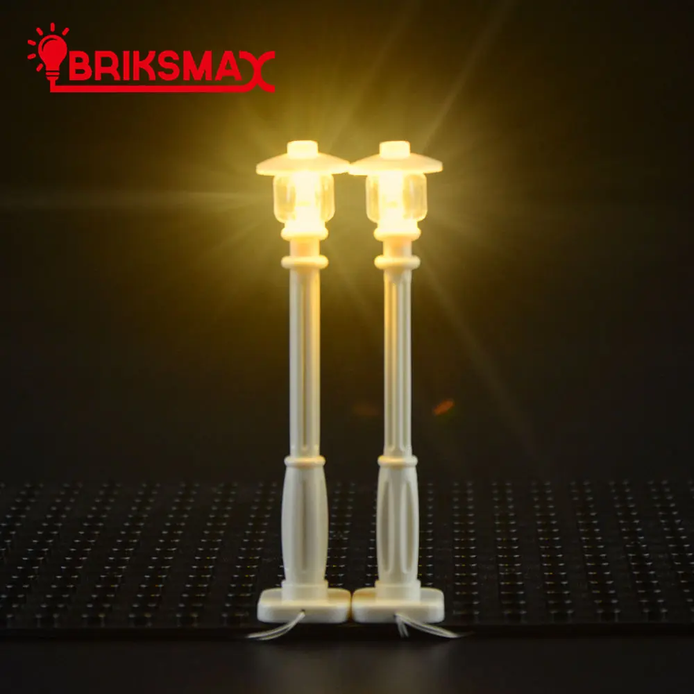 СВЕТОДИОДНЫЙ Набор уличных ламп BRIKSMAX могут украшать все строительные блоки