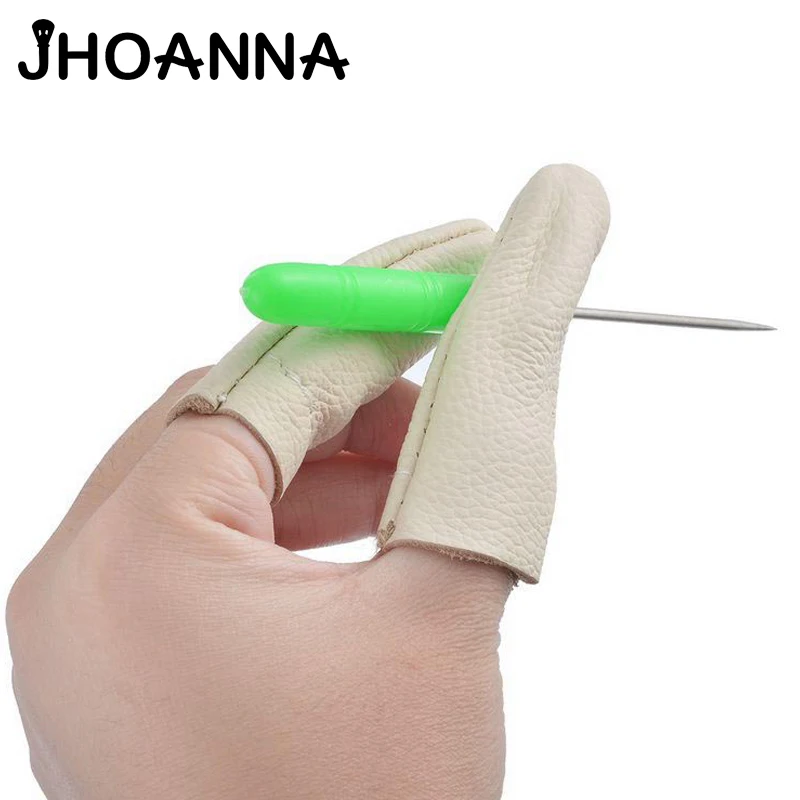 Фото JHOANNA 2 шт./компл. кожа напальчники валяния иглы инструмент для палец наперсток JHOANNA 2 шт./компл. кожа напальчники валяния иглы инструмент для палец наперсток